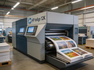 HP Indigo 12000 / 12K B2 digital press for folding carton and photo