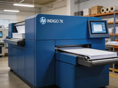 HP Indigo 7K digital press B3 commercial production machine