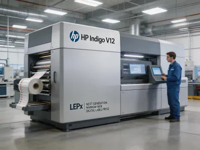 HP Indigo V12 LEPx digital label press 120 m/min