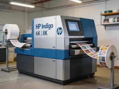 HP Indigo 6K 8K narrow-web label platform